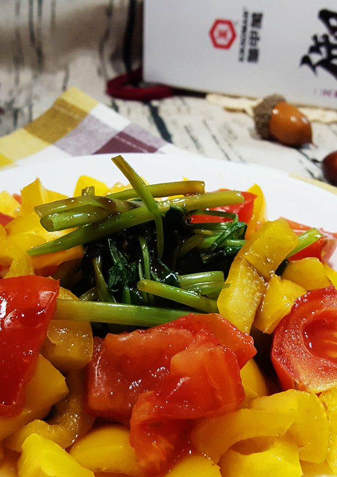 【御釀拌淋風味】和風甜椒蕃茄蔬菜 的食譜成品照片