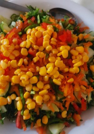 A picture of Vegetable salad.