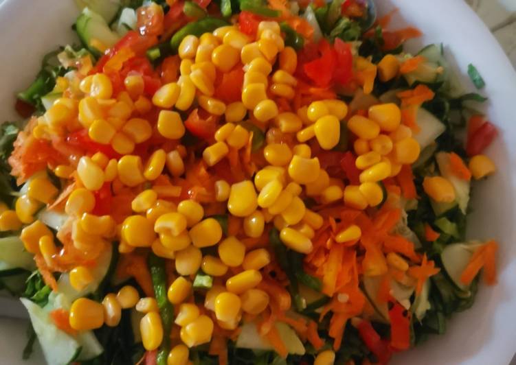 Recipe of Perfect Vegetable salad | Simple Recipe For Collage Students