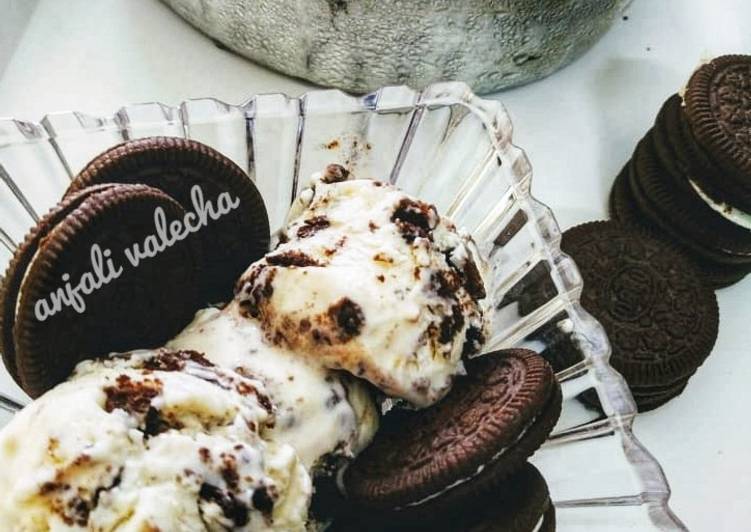 Steps to Make Homemade Cookies ice cream