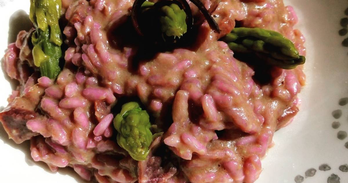 Ricetta Risotto viola agli asparagi di Cindy81297 Cookpad