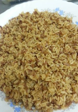 صورة لوصفة رز بالكاري ولسان العصفور