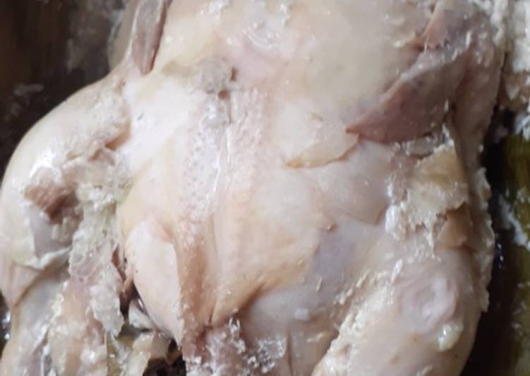 Cara Gampang Menyiapkan Ayam areh kukus yang Bikin Ngiler