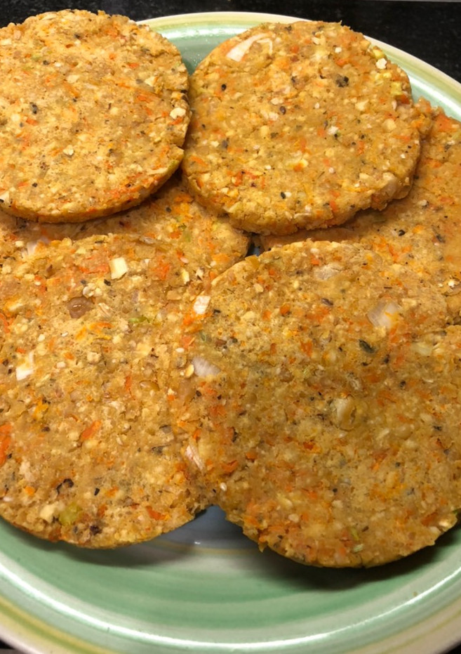Una foto de Hamburguesas de garbanzo 🍔