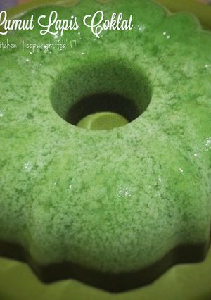 Foto resep Puding Lumut Lapis Coklat