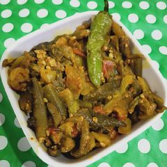 A picture of Spicy ladyfinger.