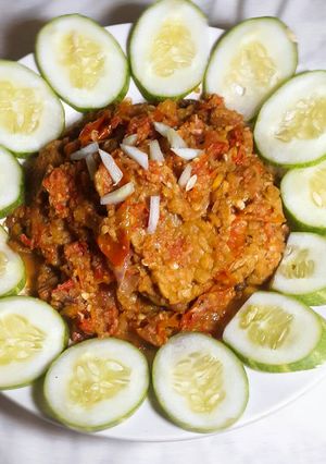 Foto resep Tempe geprek