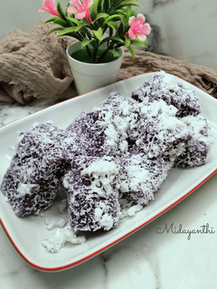 Foto resep Ongol-ongol Ubi Ungu tanpa Santan
