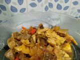 Tumis daging telor alakadarnya #13w