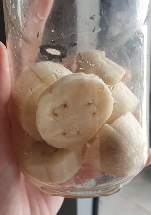 Hình của món Sữa chua Chuối xay.