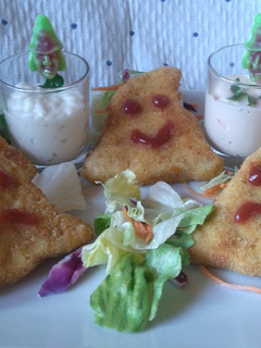 Una foto de Nuggets de Pollo 👻Fantasmales 👻Caseros