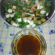 Ensalada de espinacas y queso