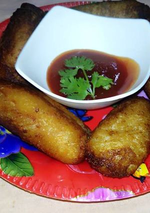 A picture of Bread potato roll.