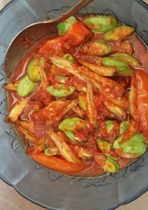 Foto resep Sambal Teri goreng pete