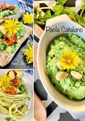 Foto di Pesto di foglie di Tarassaco