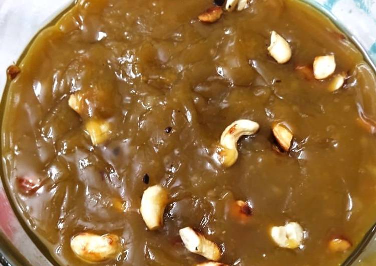 Recipe of Tasty Tirunelveli Halwa Irutu kadai Halwa kodhumai Wheat Halwa