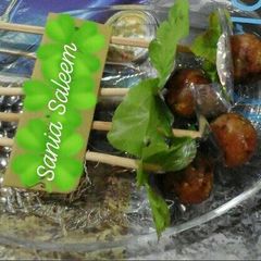 A picture of Date Flower Balls.