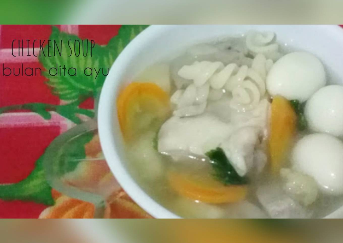 Mpasi Chicken Soup