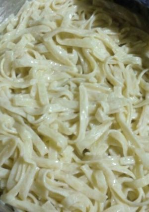 Una foto de Pasta al ajo