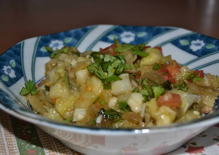 Ensalada de berenjena asada