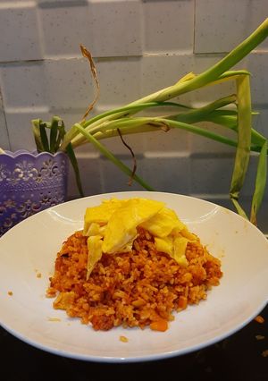 Foto resep Nasi goreng merah
