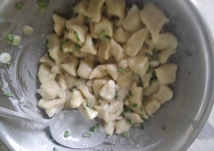 Пошаговое приготовление галушек из картофеля