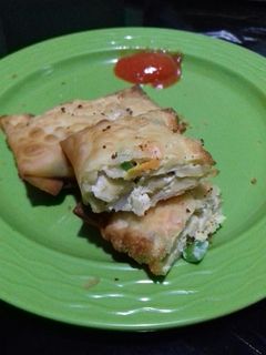 Foto resep Pangsit Goreng isi Tempe & Sayur