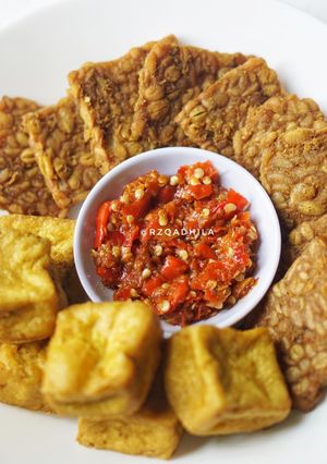 Foto resep Tempe Tahu Goreng Marinasi Desaku & Sambal Bawang