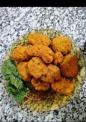 عکسی از دستور ناگت مرغ