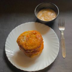 A picture of Rice flour Uttapam or Pancake.
