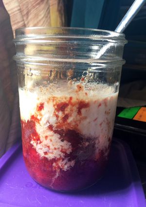 Foto resep Susu stroberi gula aren