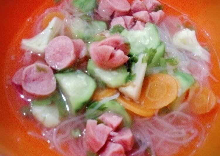 Sup bihun campur #bikinramadhanberkesan