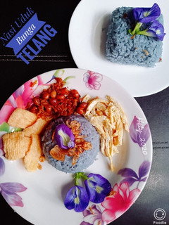 Foto resep Nasi Uduk Bunga Telang