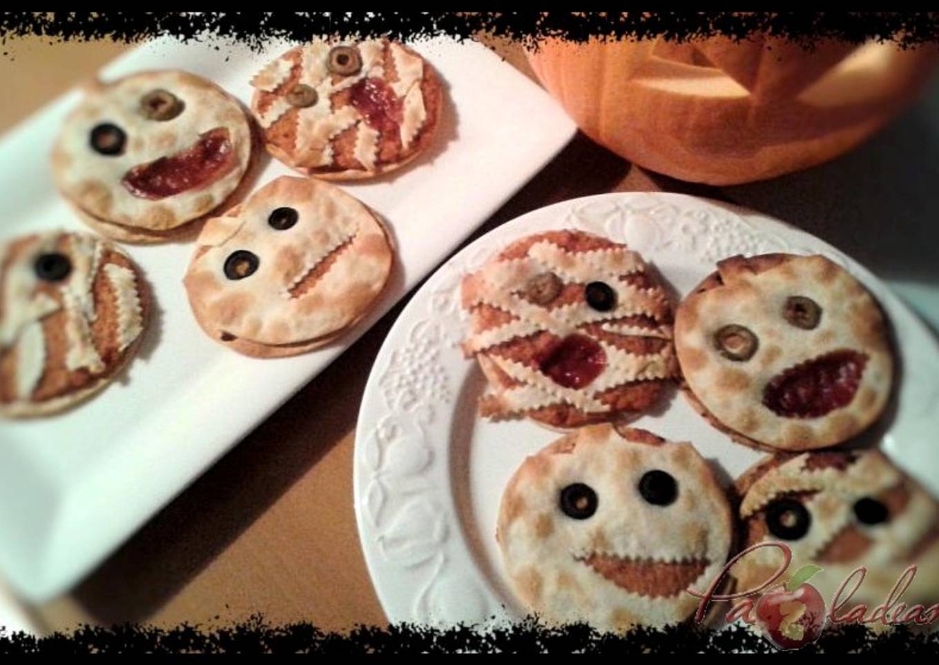Empanadillas fantasma al horno