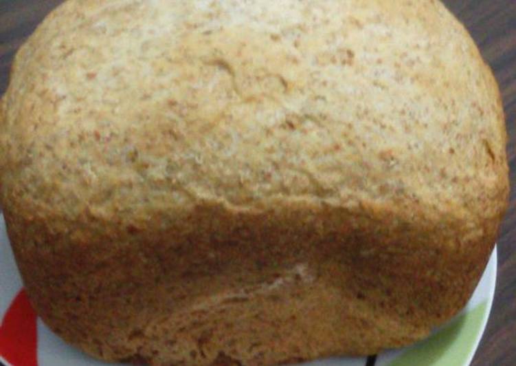 Pan de cerveza, harina blanca e integral hecho en máquina