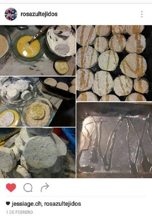 Una foto de Milanesas de berenjenas con ensalada