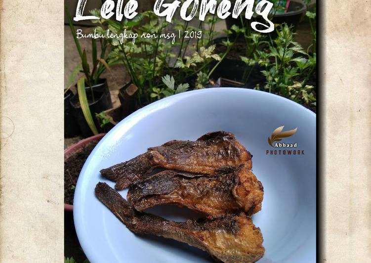 Resep: Lele goreng bumbu lengkap non msg simpel