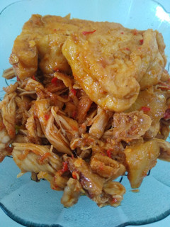Foto resep Ayam Suwir + Tahu
