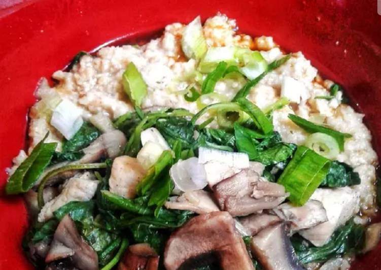 Spinach Savory Oatmeal
