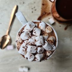 Nutella hot chocolate A picture of Nutella hot chocolate.