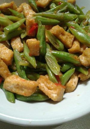Foto resep Tumis buncis & tahu