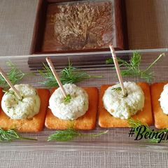 A picture of Paneer Dill Biscuits.