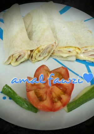 صورة لوصفة لفائف البيض (egg rolls)