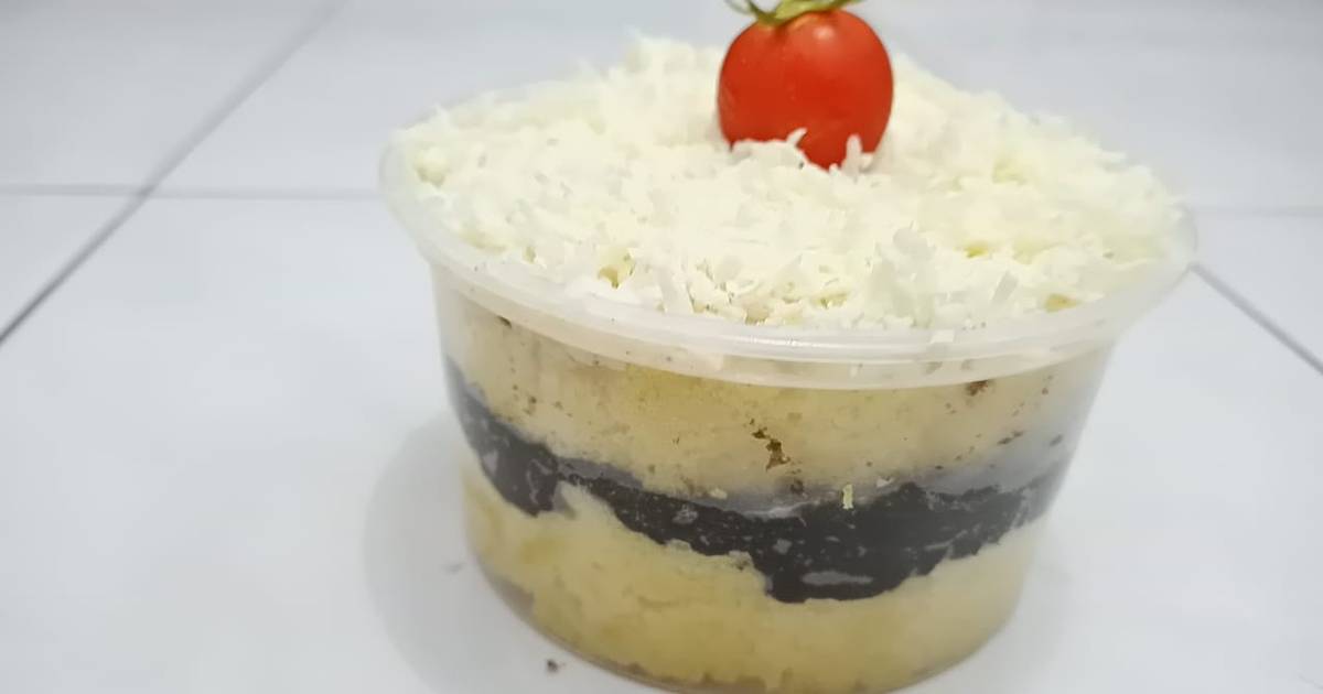 Resep Milk Bath Cake dessert box oleh AmaliaM Cookpad