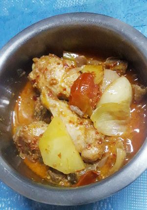 รูปของ แกงไก่ผัดแห้ง