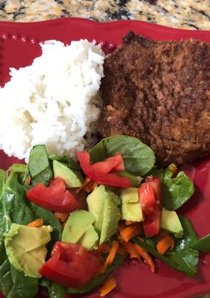 Una foto de Milanesa de res