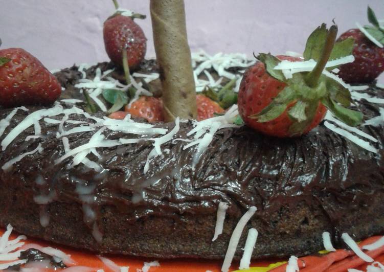 Brownis  tanpa oven tanpa mixer. Praktis,dan rasanya bikin ketagihan