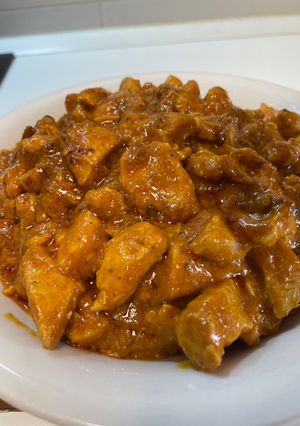 Una foto de Pollo Tikka Masala. Olla GM