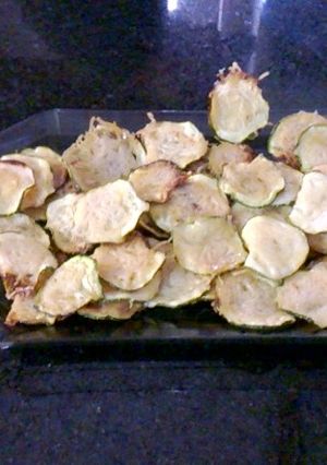 Una foto de "Chip de zucchini, para picotear sin culpa"