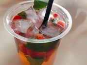 A picture of lemon mint mojito